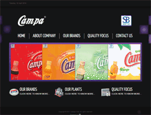Tablet Screenshot of campacolaindia.com
